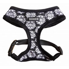 Dogue Harness- Black Flowers Large